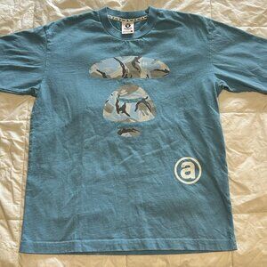 AAPE by A Bathing Ape - Camo Big Face Tee - Mens Small